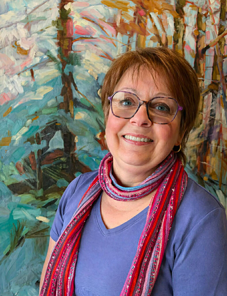 Portrait de Nancy Lajeunesse, artiste peintre